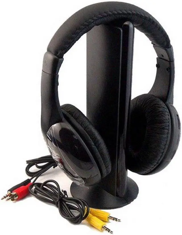 Alt view image 4 of 4 - 5 in 1 Wireless Headphones Watch Tv Earphone Cordless Headset for MP3 PC Stereo TV FM iPod