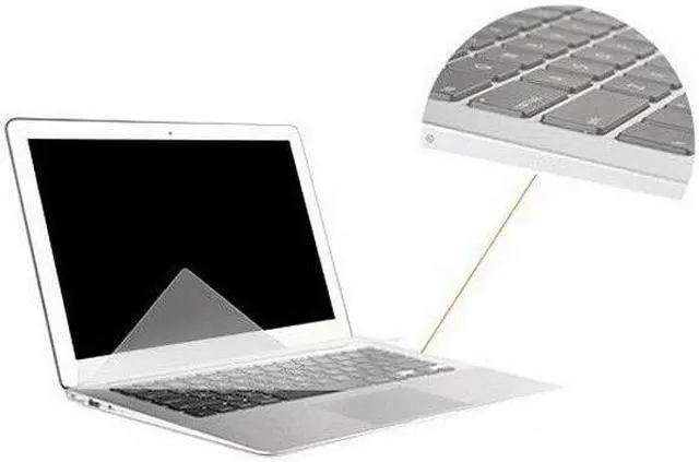 Alt view image 3 of 4 - Ultra-thin Design Laptop Notebook Silicone Keyboard Protective Film Keyboard Cover Protector