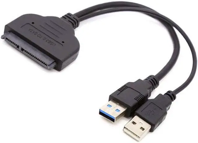 Main image of SATA Cable 7+15pin 5Gbps SATA to USB 3.0 Drive Converter Adapter Cable for 2.5 inch HDD SSD