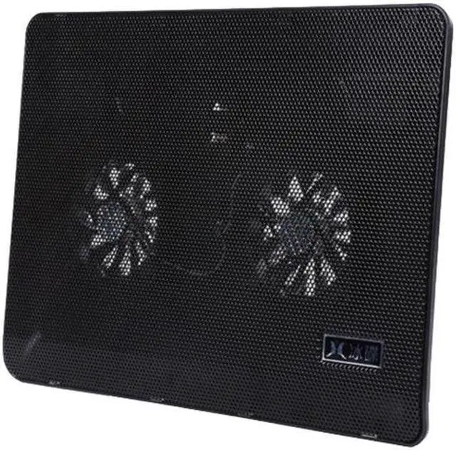 Alt view image 3 of 3 - 2 Fan USB Laptop Cooler Cooling Pad Base LED Notebook Cooler Computer USB Fan Stand For Laptop PC 14 inches or less