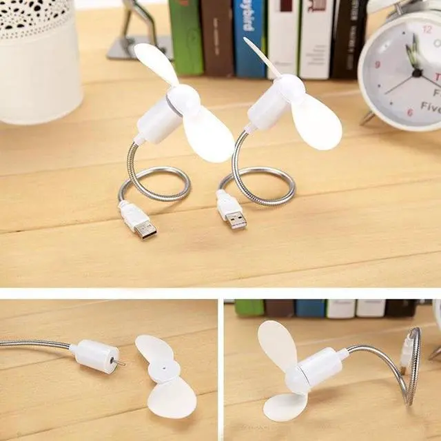 Alt view image 3 of 6 - Flexible USB Mini Cooling Fan Cooler For Laptop Desktop PC Computer notebook