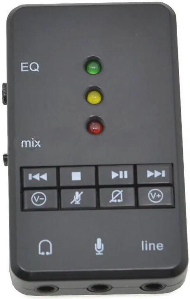 Alt view image 3 of 4 - High Quality EQ Xear 3D USB Sound Card 7.1 Channel Audio Adapter LED Indicator For Windows Vista/XP/7/8/Mac OS/Android