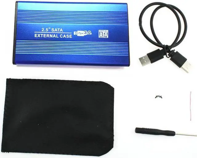 Alt view image 6 of 6 - 2.5 Inch Notebook SATA HDD Case To Sata USB 3.0 SSD HD Hard Drive Disk External Storage Enclosure Box With USB 3.0 Cable