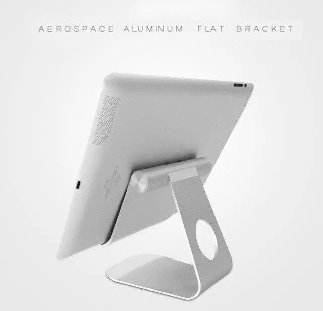 Alt view image 2 of 6 - Foldable Design For ipad holder Aluminum Tablet Stand for apple iPad bracket Universal Metal Bracket for iphone for samsung tab