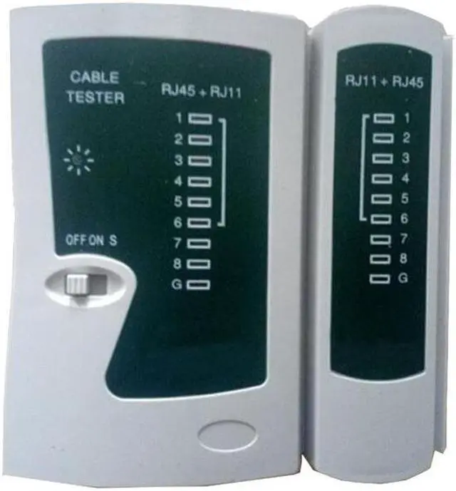 Main image of RJ11 RJ45 Network Cable Tester Handheld LAN Cable Tester Wire Telephone Line Detector Tracker Networking Tool