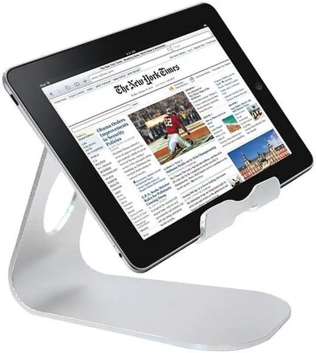 Alt view image 3 of 6 - Foldable Design For ipad holder Aluminum Tablet Stand for apple iPad bracket Universal Metal Bracket for iphone for samsung tab