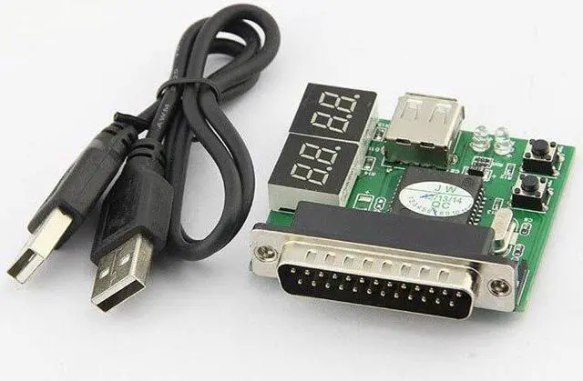 Alt view image 2 of 4 - Computer 4-Digit Laptop PC Motherboard USB& PCI Analyser Diagnostic Test Post Card Tester for Notebook Laptop