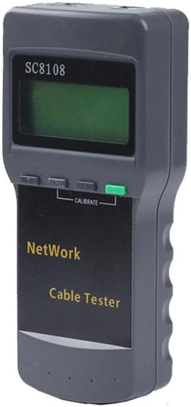 Alt view image 2 of 6 - Portable Multifunction Wireless Network Tester SC8108 LCD Digital PC Data Network CAT5 RJ45 LAN Phone Cable Tester Meter