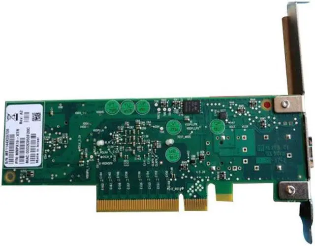 Alt view image 2 of 2 - 671798-001 PCIe x8 NIC 10Gigabit 10GBe SFP+ Single Port Server Adapter 10Gbit MNPA19-XTR