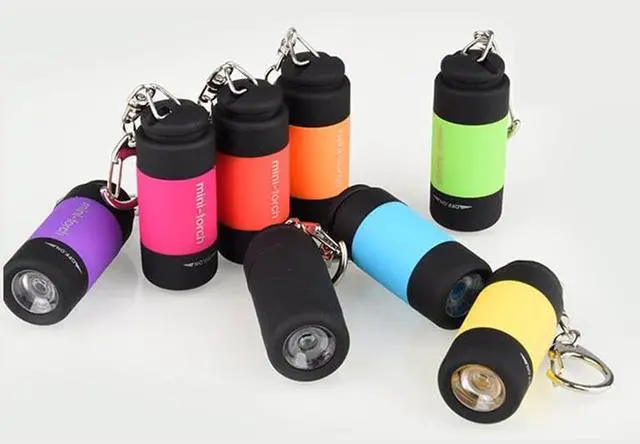 Alt view image 2 of 5 - New Waterproof USB Light Rechargeable LED Flashlight Lamp Pocket Keychain Mini Torch