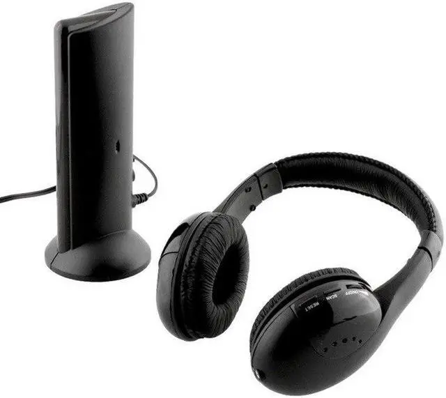 Alt view image 3 of 4 - 5 in 1 Wireless Headphones Watch Tv Earphone Cordless Headset for MP3 PC Stereo TV FM iPod