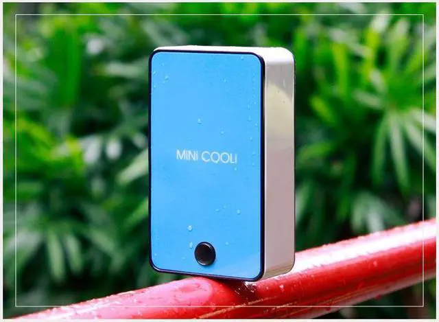Alt view image 5 of 6 - New Mini Air Conditioner Fan Portable Small Fan USB  Rechargeable Cooler Fan Mini Portable USB Hand Held Fans