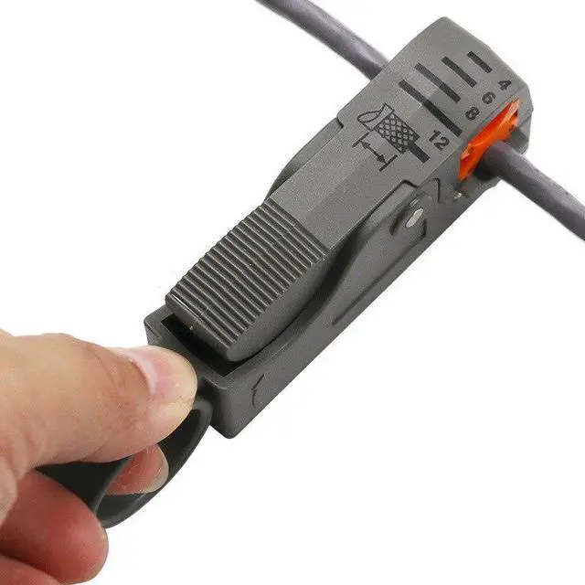 Alt view image 6 of 6 - Automatic Stripping Pliers Multifunctional Wire Stripper Wire Cable Tools Cable wire Stripping Crimping tool with Hexagon Wrench