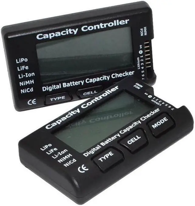 Alt view image 3 of 4 - Digital Battery Capacity Checker RC CellMeter 7 For LiPo LiFe Li-ion NiMH Nicd Network tool