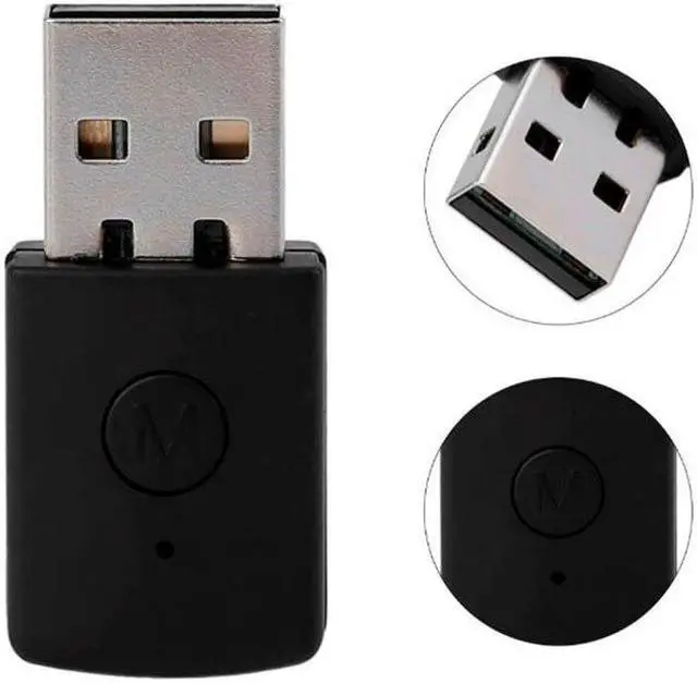 Alt view image 2 of 6 - 3.5mm Bluetooth 4.0 + EDR USB Bluetooth Dongle Latest Version USB Adapter for PS4 Stable Performance for Bluetooth Headsets