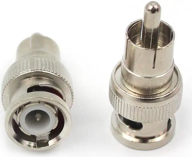 Alt view image 3 of 4 - high quality New RCA Male Av to BNC Male Connector Adapter
