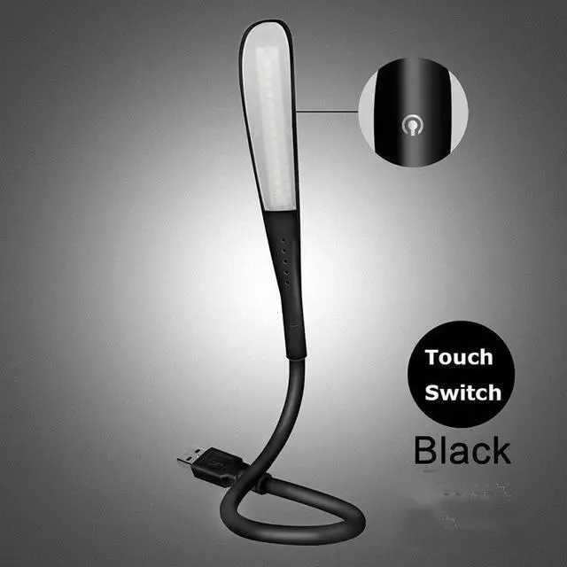 Alt view image 4 of 5 - Flexible LED Touch Switch USB Light Ultra Bright 14LEDS Portable Mini USB Led Lamp for Laptop Notebook PC Computer USB Gadget