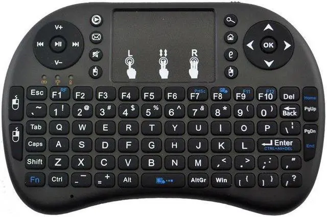 Main image of English 2.4GHz Wireless i8 Keyboard Touchpad Fly Air Mouse For Android TV PS3