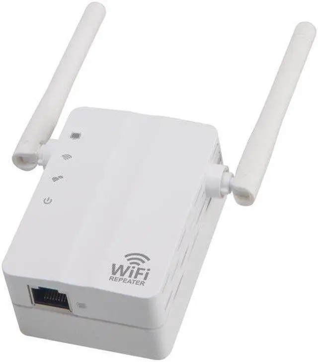 Alt view image 3 of 6 - High Flexibility 300Mbps Wireless-N Range Extender WiFi Repeater Signal Booster Network Wireless Router White