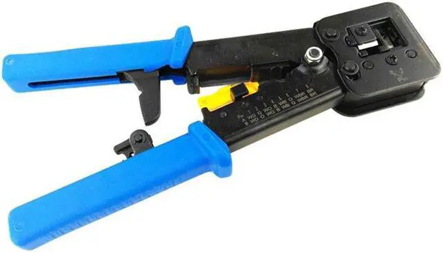 Alt view image 3 of 5 - Networking Pliers RJ45 RJ11 Crimping Cable Stripper Crimper RJ45 Pressing Line Clamp Pliers