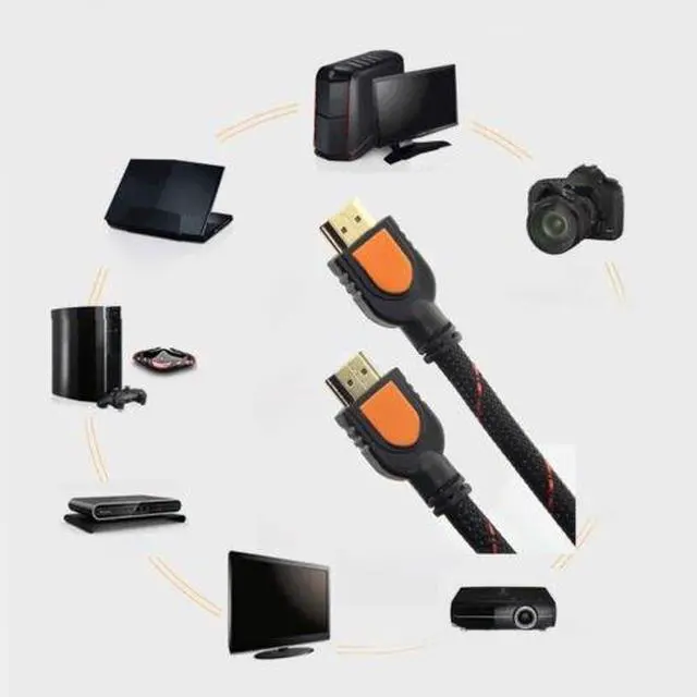 Alt view image 3 of 3 - HDMI Cables 30cm 1.4 AV Cable for 1080p PS3 HDTV LCD HDMI to HDMI