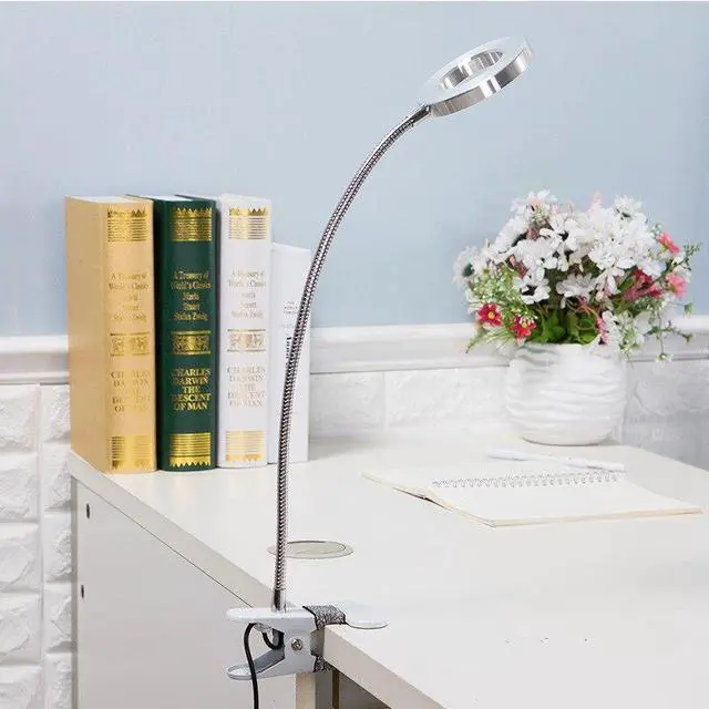 Alt view image 2 of 6 - Pro Makeup Equipment Tattoo Lamp With Clamp Eyebrow Tattoo Nail Art Brightness Beauty Salon USB Cold Light LED Lamp USB Gadget