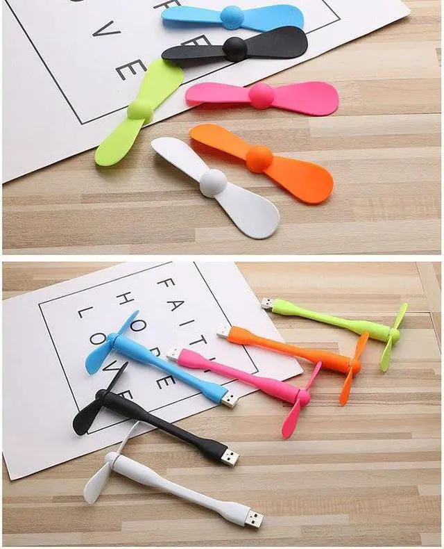 Alt view image 4 of 6 - USB Fan Flexible portable removable USB Mini Fan For all Power Supply USB Output USB Gadgets