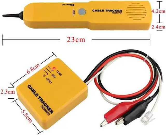Alt view image 2 of 5 - Portable RJ11 Network Phone Telephone Cable Tester Tracker Tracer Diagnose Tone Line Finder Detector Networking Tools