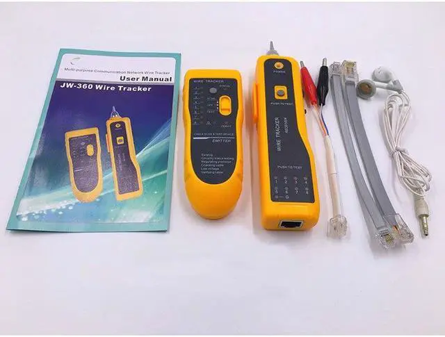 Alt view image 5 of 5 - LAN Network Cable Tester Cat5 Cat6 RJ45 UTP STP Line Finder Telephone Wire Tracker Tracer Diagnose Tone Tool Kit