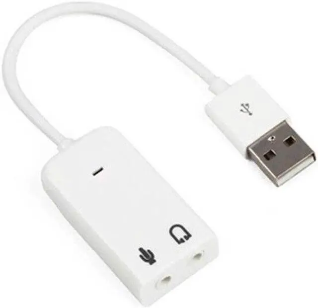 Main image of USB Sound Card Virtual 7.1 3D External USB Audio Adapter USB to Jack 3.5mm Earphone Micphone Sound Card for Laptop Notebook PC