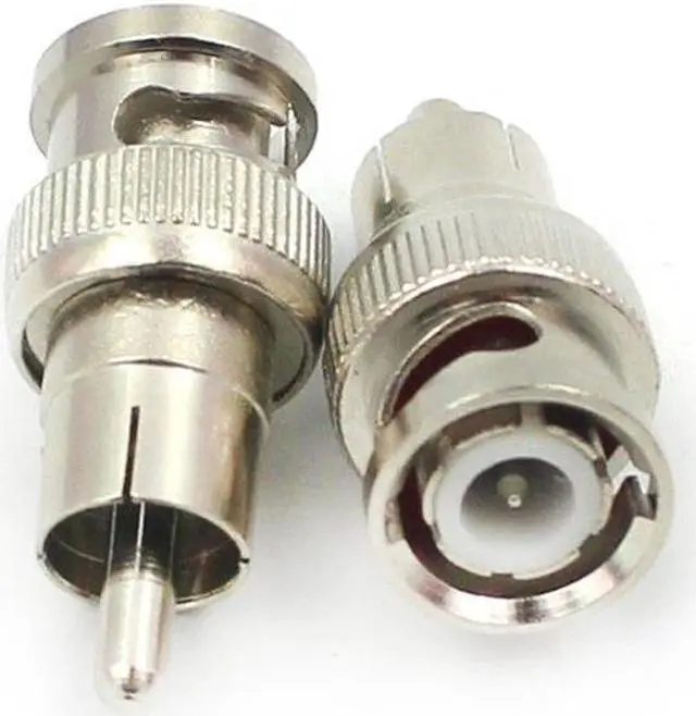 Alt view image 4 of 4 - high quality New RCA Male Av to BNC Male Connector Adapter