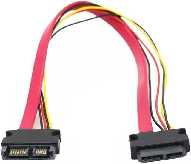 Main image of 7+6pin SATA Cable to 6+7pin Serial ATA SATA Data Power Cable M/F Notebook Drives Extension Cable Connector Conterver 50cm