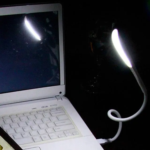 Alt view image 2 of 5 - Flexible LED Touch Switch USB Light Ultra Bright 14LEDS Portable Mini USB Led Lamp for Laptop Notebook PC Computer USB Gadget