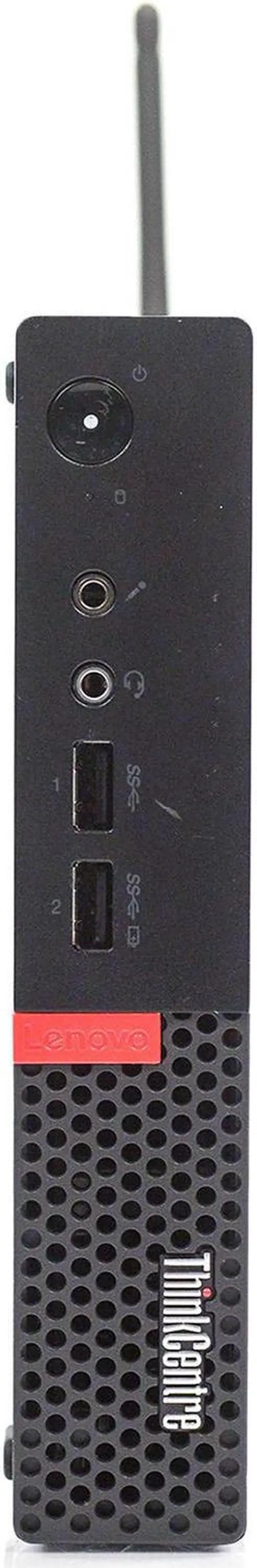 Alt view image 3 of 7 - Lenovo ThinkCentre M710Q Tiny PC WiFi Core i3-6100T 3.20GHz 8GB 256GB SSD Windows 10 Pro