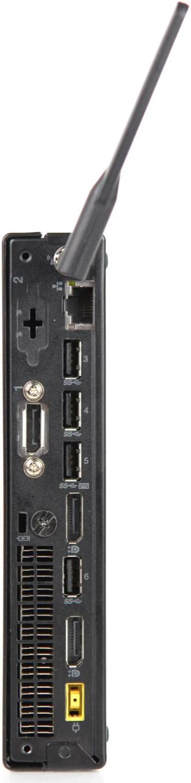 Alt view image 5 of 7 - Lenovo ThinkCentre M710Q Tiny PC WiFi Core i3-6100T 3.20GHz 8GB 256GB SSD Windows 10 Pro