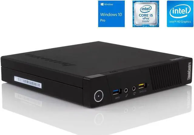 Main image of Lenovo ThinkCentre M93p Tiny Desktop - 4th Gen Intel Core i5-4570T (Up to 3.60GHz), 16GB RAM, NEW 480GB SSD, DisplayPort, VGA, LAN, Wi-Fi, Windows 10 Pro, Keyboard & Mouse - Grade A