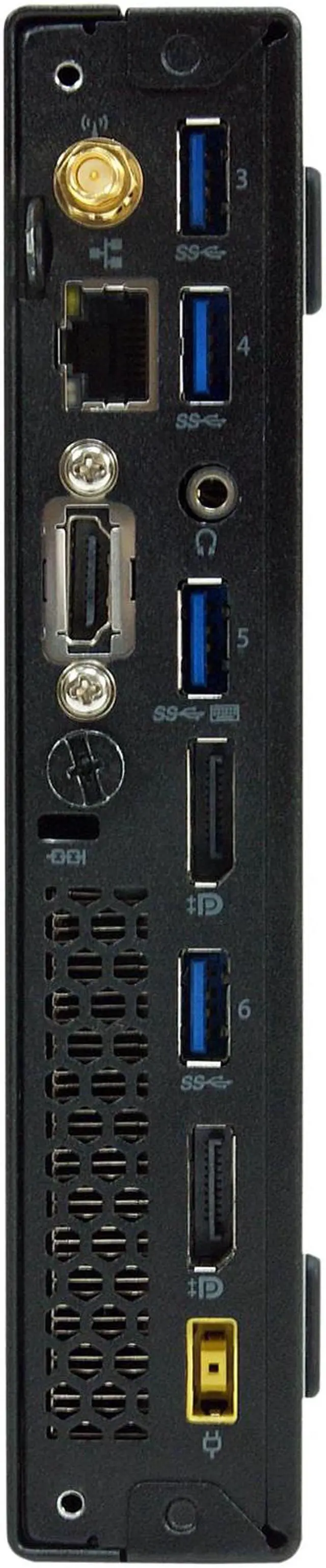 Alt view image 4 of 4 - Lenovo Desktop Computer M900-TINY Intel Core i7 6th Gen 6700T (2.80GHz) 16 GB 512 GB SSD Windows 10 Pro 64-bit
