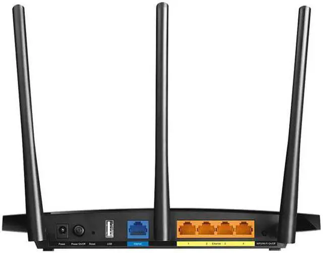 Alt view image 3 of 7 - TP-LINK Archer C7 Wireless AC1750 Dual Band Gigabit Router, 450 Mbps on 2.4 GHz + 1300 Mbps on 5 GHz, 1 USB Port, IPv6, Guest Network