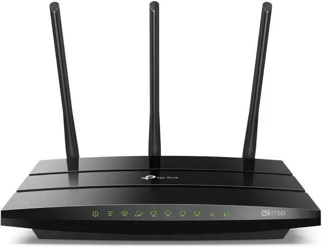Alt view image 5 of 7 - TP-LINK Archer C7 Wireless AC1750 Dual Band Gigabit Router, 450 Mbps on 2.4 GHz + 1300 Mbps on 5 GHz, 1 USB Port, IPv6, Guest Network