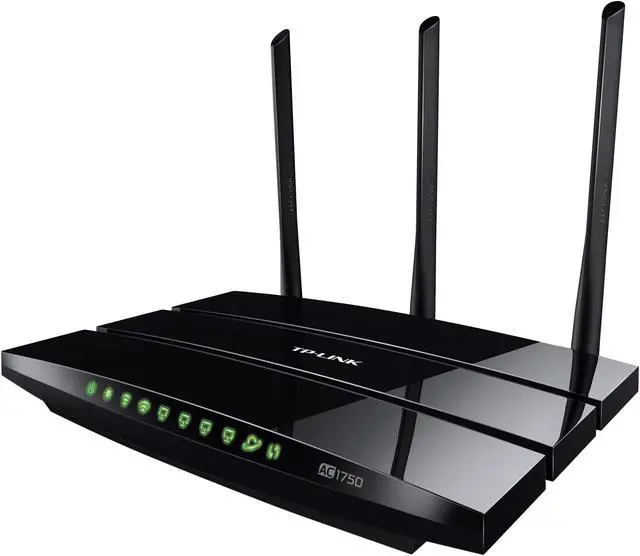 Main image of TP-LINK Archer C7 Wireless AC1750 Dual Band Gigabit Router, 450 Mbps on 2.4 GHz + 1300 Mbps on 5 GHz, 1 USB Port, IPv6, Guest Network