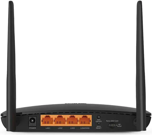 Alt view image 6 of 7 - TP-Link TL-MR6400 300Mbps Wireless N 4G LTE Router 1 x WAN 3 x LAN 1 x SIM Card