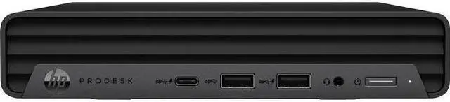 Main image of HP Business Desktop ProDesk 600 G6 Desktop Computer - Intel Core i5 10th Gen i5-10500T Hexa-core (6 Core) 2.30 GHz - 16 GB RAM DDR4 SDRAM - 256 GB SSD - Desktop Mini - Intel UHD Graphics 630 DDR4 SDRA