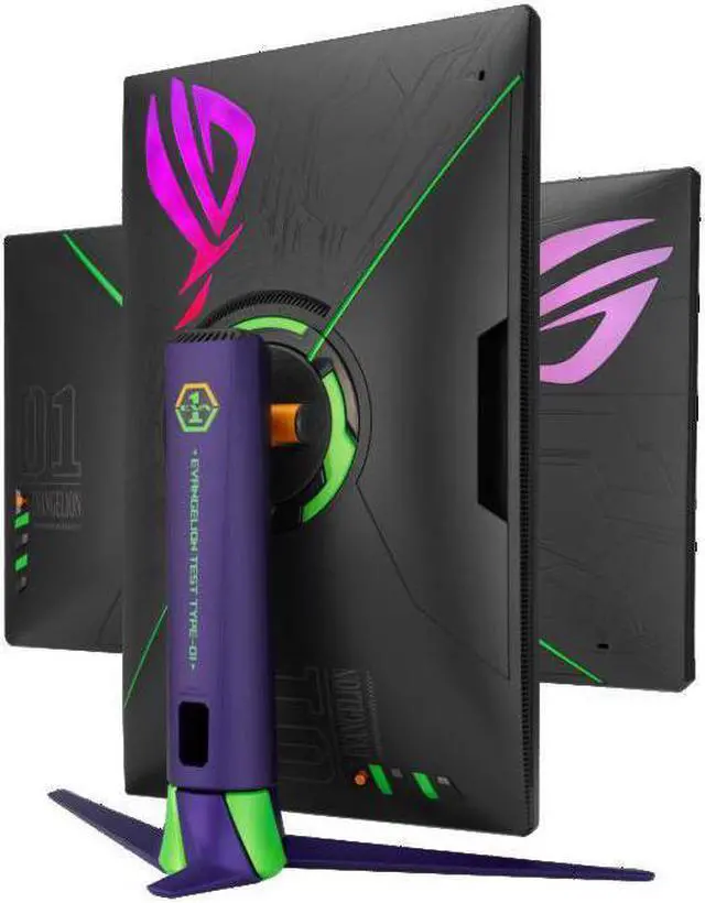 Alt view image 4 of 7 - ASUS ROG Strix 27 XG27AQM-G EVA Limited Edition Gaming Monitor & ROG Strix Scope Red Switch Keyboard & Keris Wireless Mouse Combo-Evangelion Limited Edition