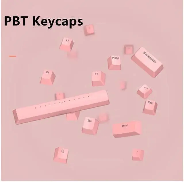Alt view image 4 of 5 - iKBC C87 Wired mechanical gaming keyboard Cherry MX Red switch 87 keys PBT keycaps, Ergonomic  Design
