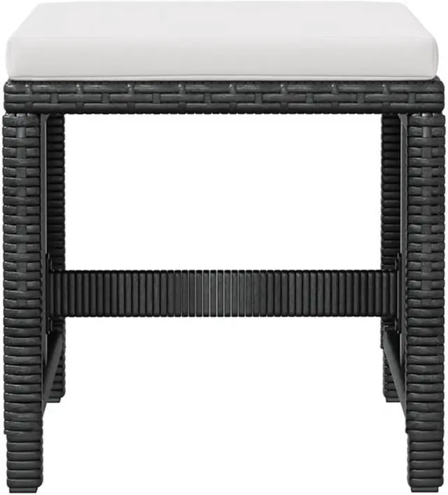 Alt view image 7 of 7 - vidaXL Patio Dining Set 9 Piece Outdoor Table and Chair Acacia Wood Black