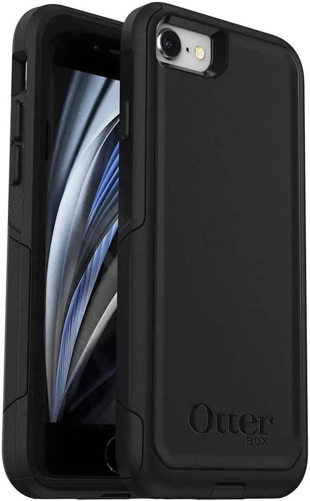 Alt view image 9 of 13 - Otterbox 77-56650 Cummuter Series Case for iPhone SE (2nd gen) and iPhone 8/7, Black