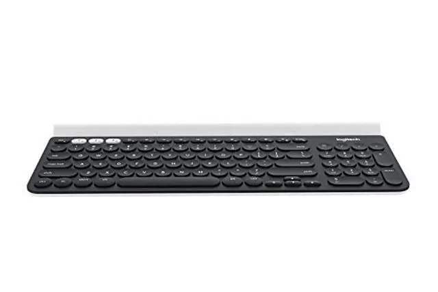 Alt view image 4 of 6 - Logitech K780 Multi-Device Wireless Keyboard for Computer, Phone and Tablet – Logitech Flow Cross-Computer Control Compatible – Speckles
