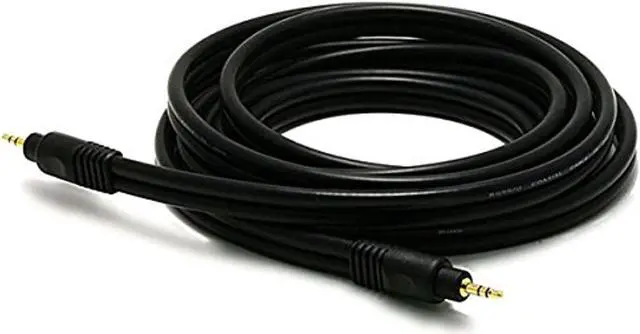 Main image of Monoprice 105578 10-Feet Premium Stereo Male to Stereo Male 22AWG Audio Cable, Black