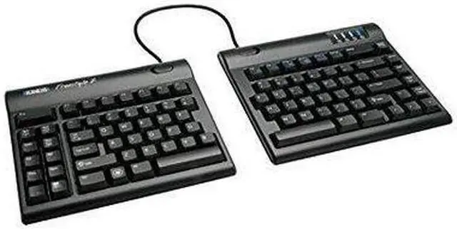 Main image of Kinesis Freestyle2 Keyboard for PC, Us English Legending, Black, 9 Inch Maximum - KB800PB-US