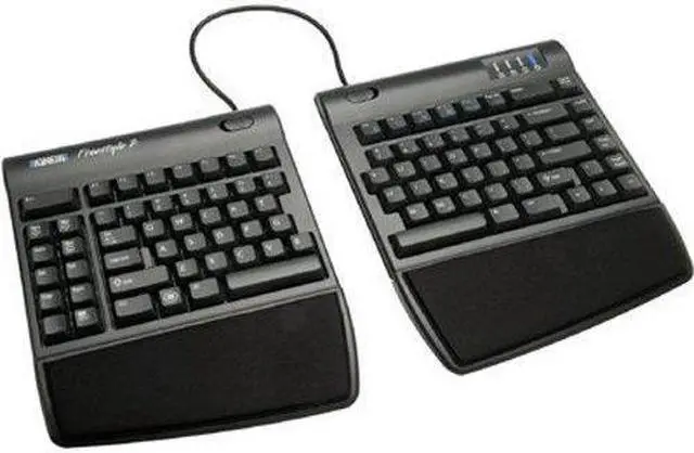 Alt view image 5 of 5 - Kinesis Freestyle2 Keyboard for PC, Us English Legending, Black, 9 Inch Maximum - KB800PB-US